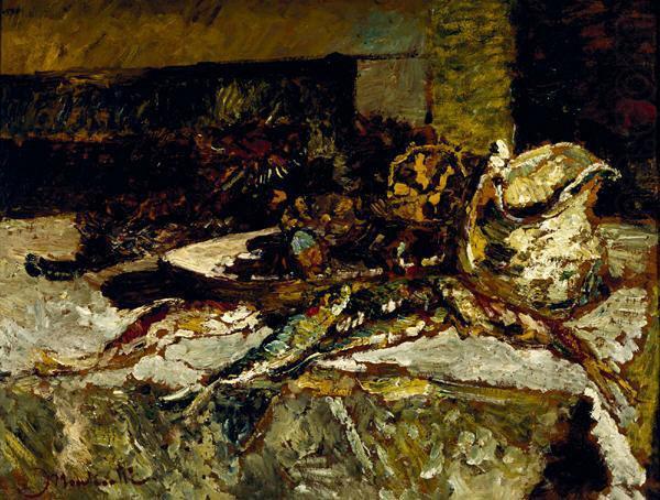 Artist Adolphe Joseph Thomas Monticelli Still Life with Sardines and Sea-Urchins china oil painting image